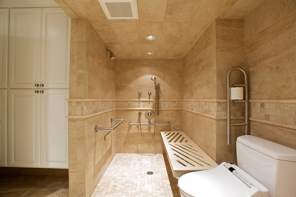Example of a trendy bathroom design in Minneapolis