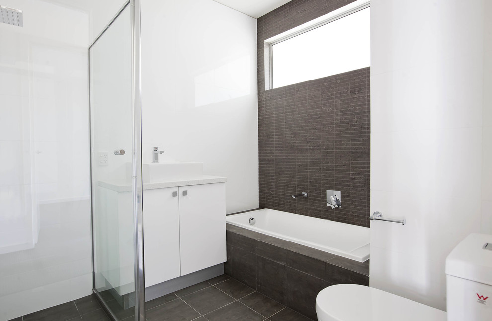 Example of a trendy bathroom design in Adelaide