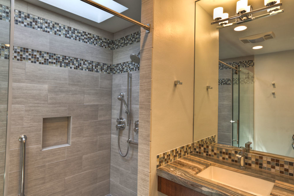 ADA Bathroom Remodel in Medical Center Traditional Bathroom