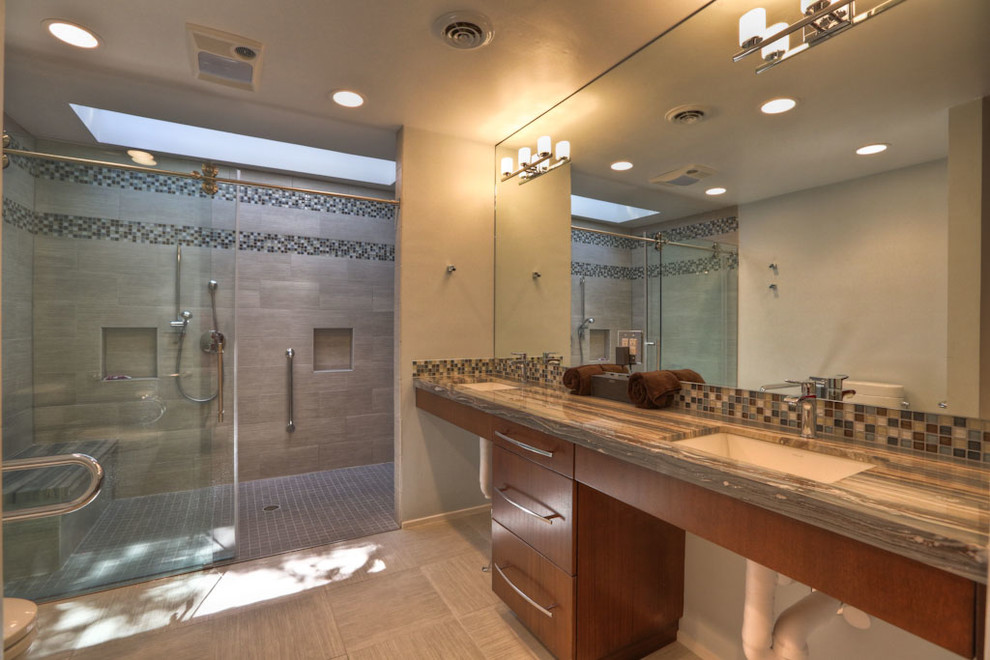 ADA Bathroom Remodel in Medical Center Bathroom Houston by GB