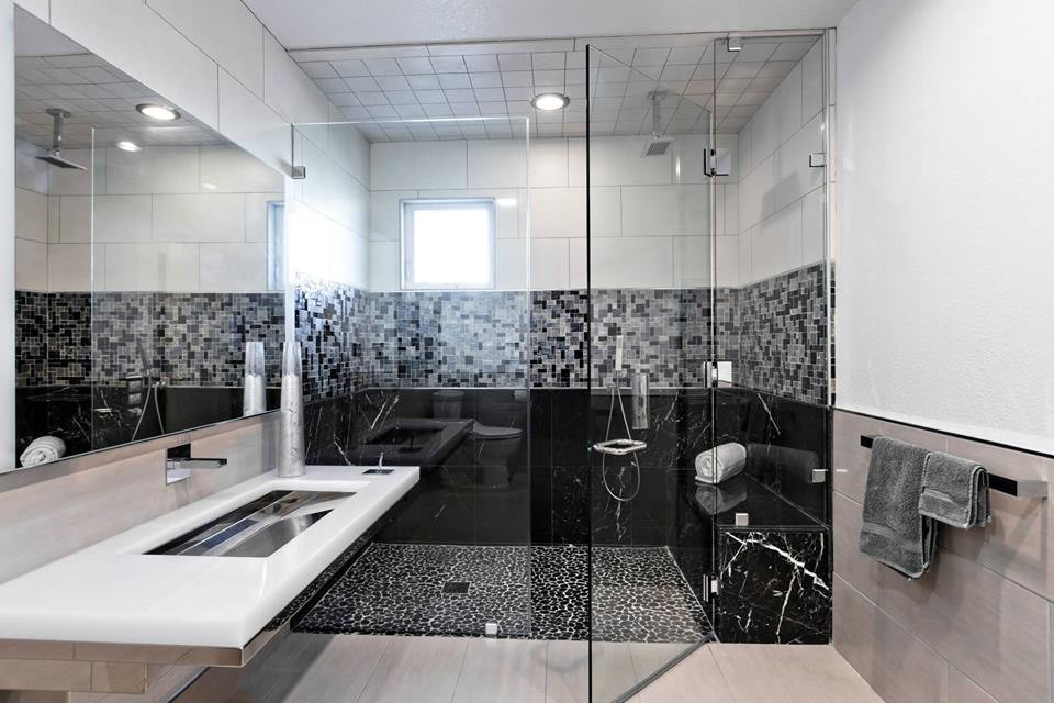 ADA Compliant BarrierFree Universal Design Frameless Glass Shower