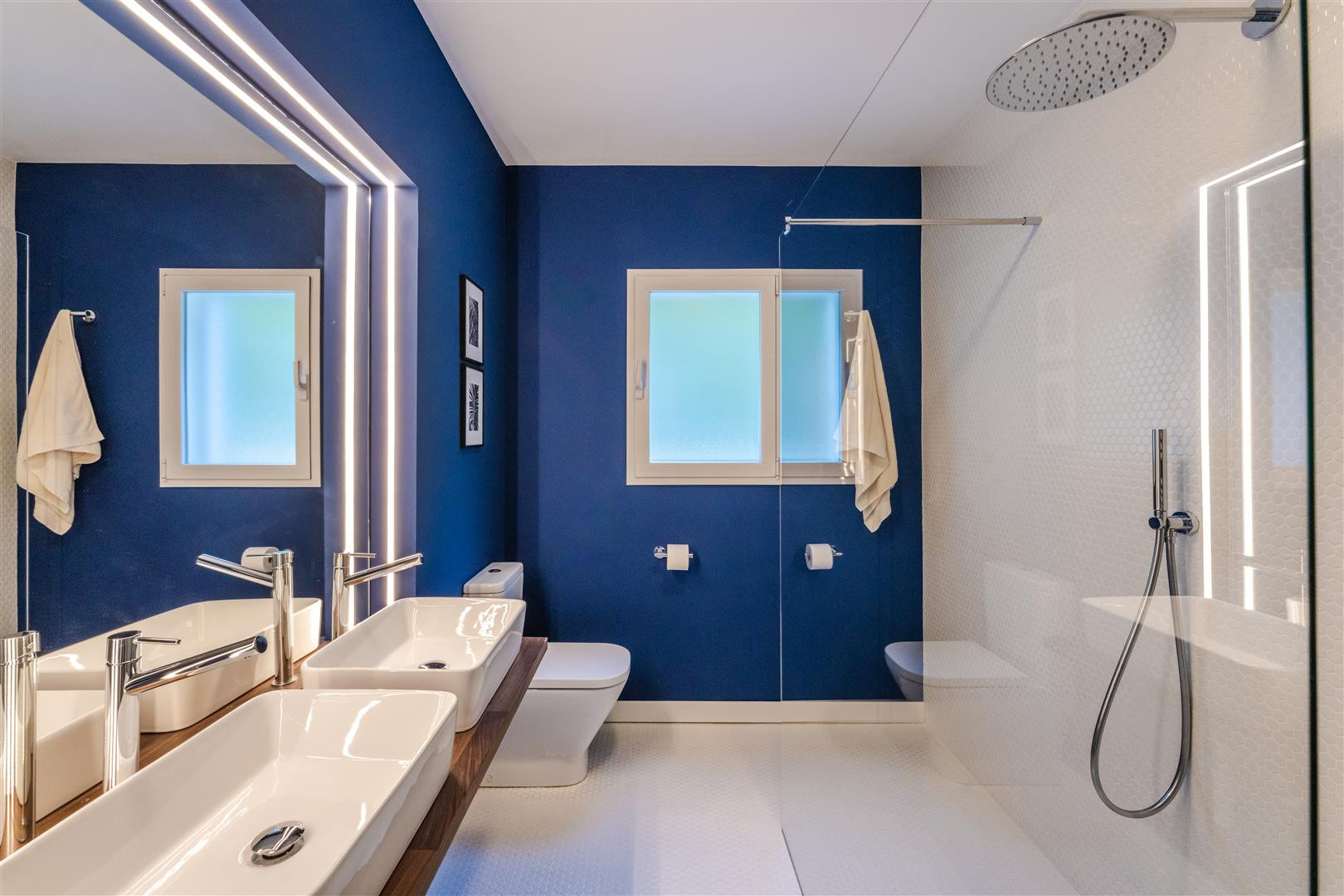 Fotos de baños | Diseños de baños azules - Diciembre 2022 | Houzz ES