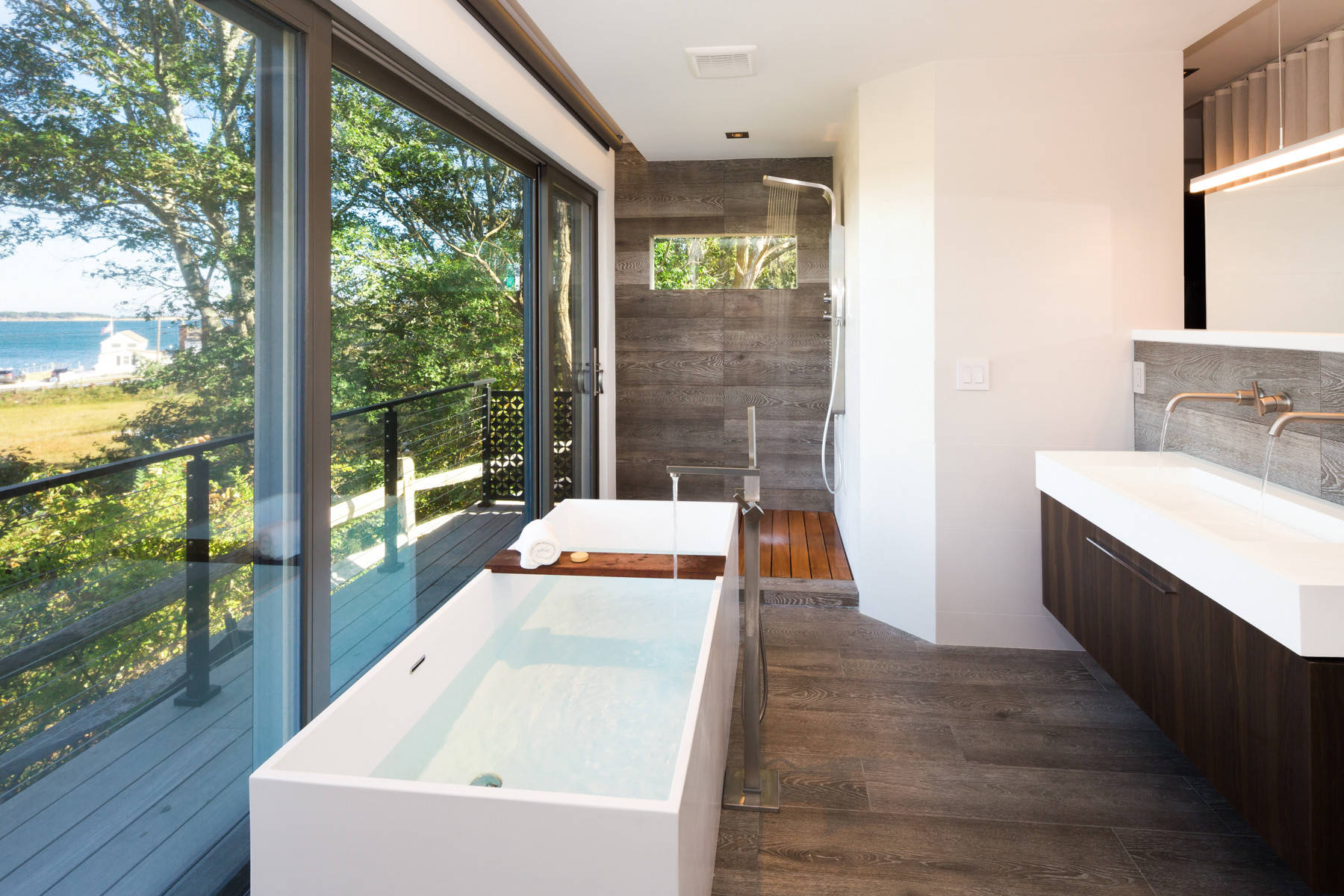 Adm Bathroom Rectangular Freestanding Bathtub