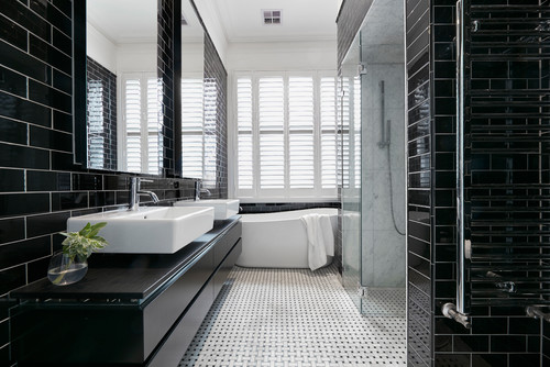 15 Perfect Black Floors for Bathrooms: Best Bathroom Ideas