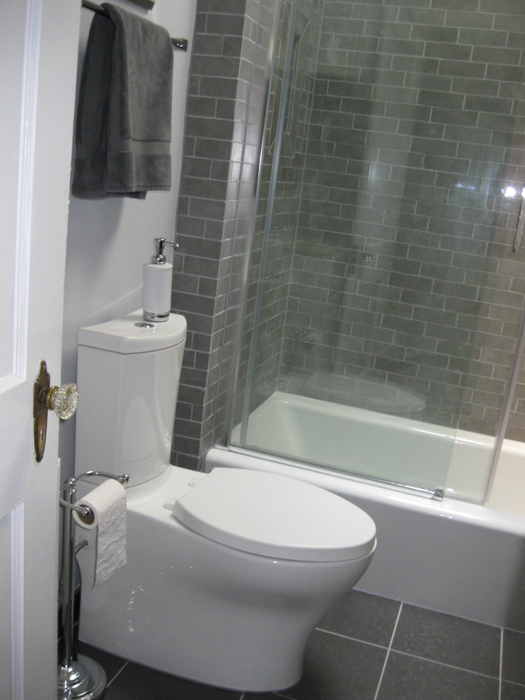 Alexandria Row House Contemporary Bathroom DC Metro by Old Town