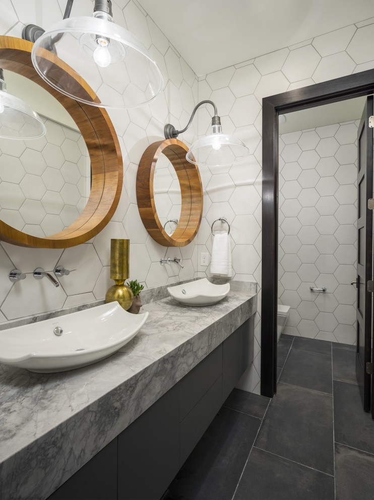 ソルトレイクシティにあるトランジショナルスタイルのおしゃれな浴室の写真