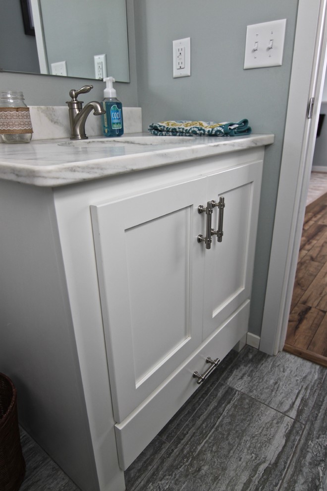 Annandale Cabin Transitional Bathroom Minneapolis by Dovetail