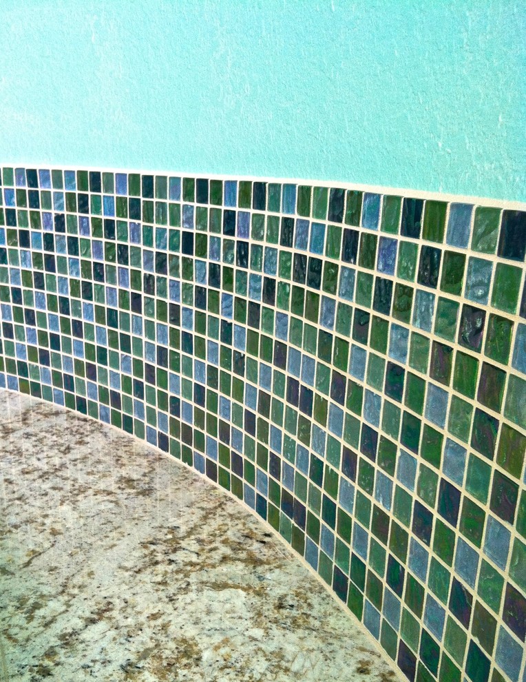 Bathroom - tropical bathroom idea in Tampa