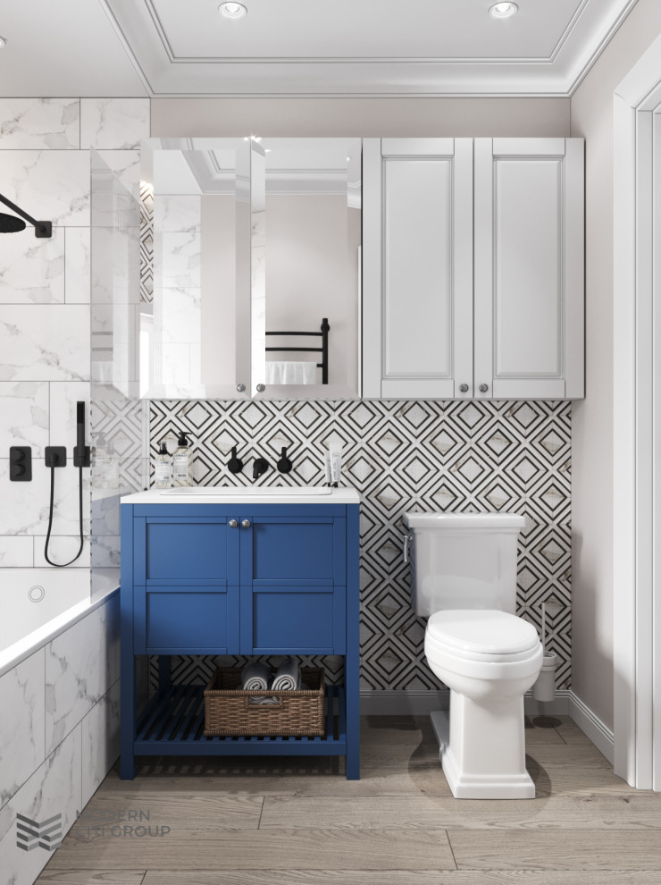 AQUA - NYC Bathroom Remodel - Ready Solution - Modern - Bathroom - New ...
