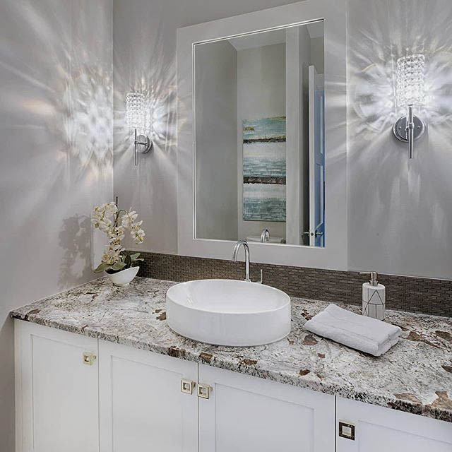 Arara Blue Granite Bathroom Bathroom Calgary by Dauter Stone Houzz