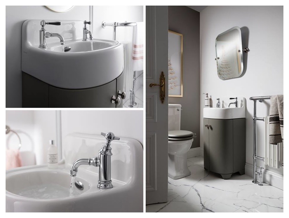 Источник вдохновения для домашнего уюта: ванная комната среднего размера в классическом стиле