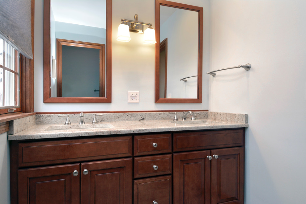 Arlington Heights Inviting Hall Bath - Transitional - Bathroom ...