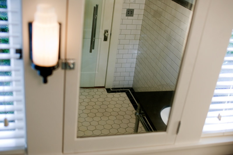 Elegant bathroom photo in Portland