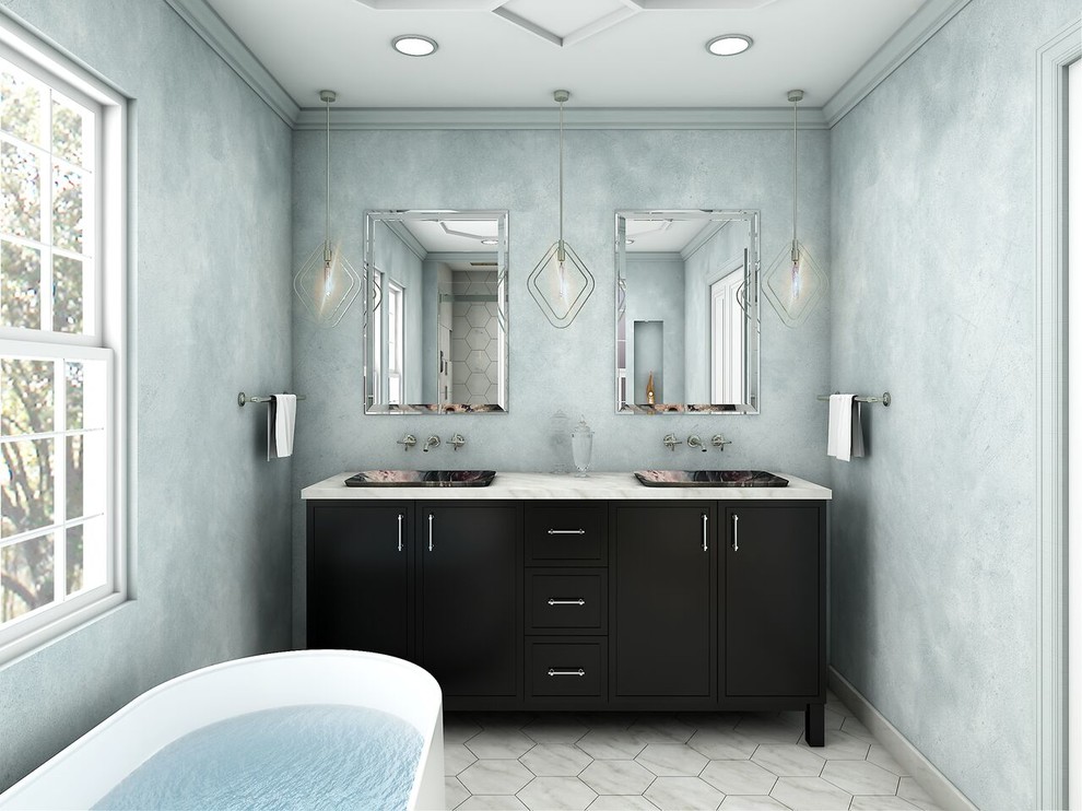Artist Retreat Master Bathroom Modern Bathroom Milwaukee by