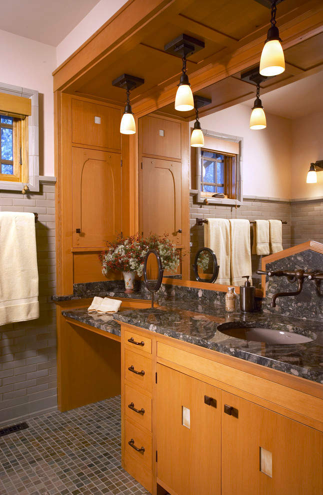 Arts & Crafts Cottage Craftsman Bathroom Minneapolis by David