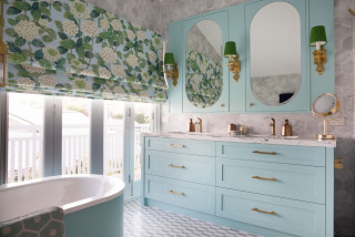 34+ Blue Bathroom Vanity Ideas ( BEACHY VIBES ) - Vanities