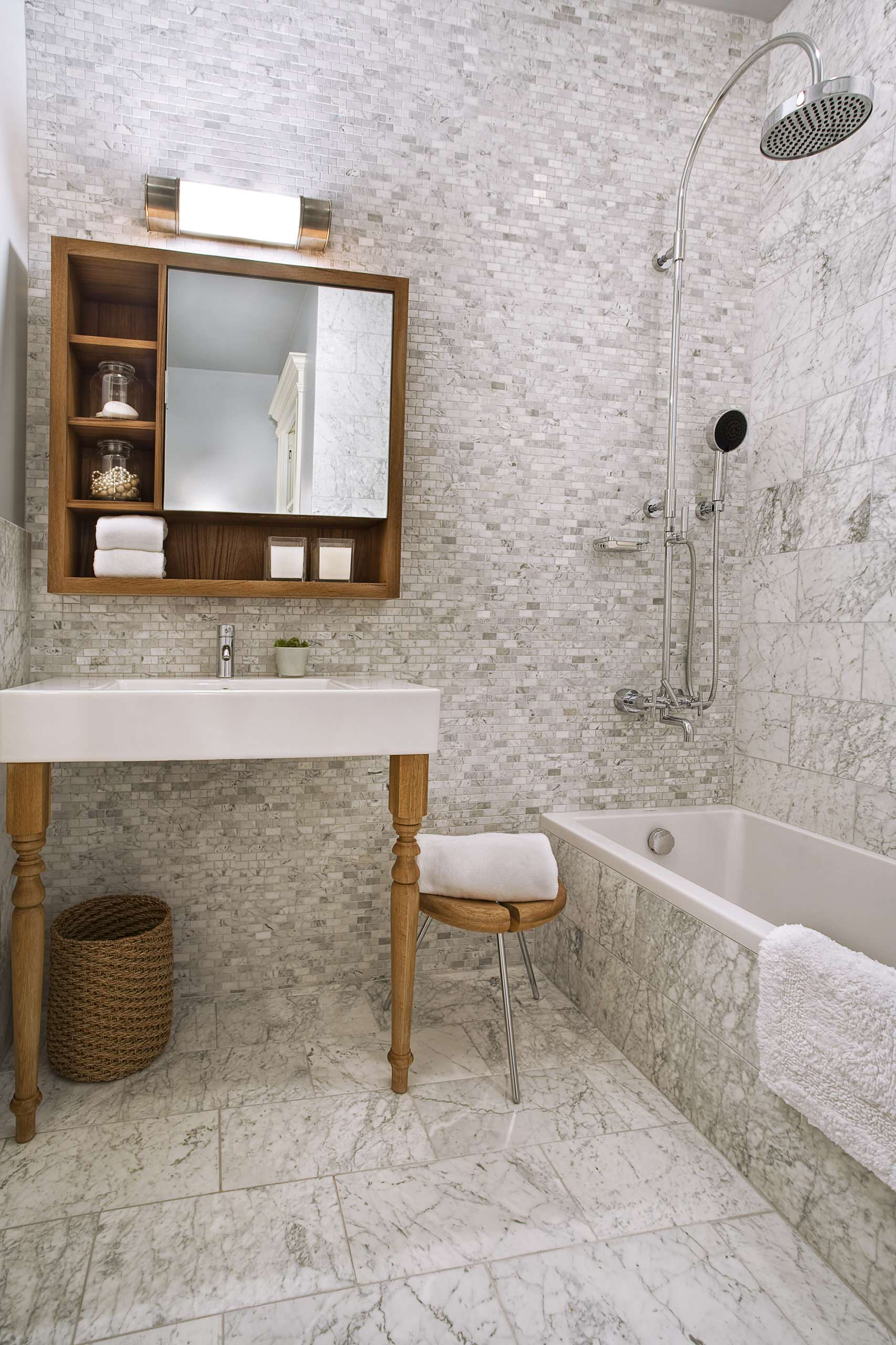 Marble Tile Bathroom Houzz