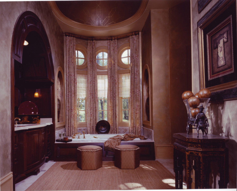 Atlanta Symphony Showhouse Master Bath - Traditional - Bathroom - Atlanta - by Pam Adams | Houzz IE