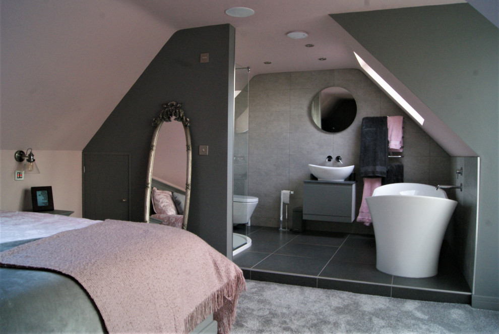 Inspiration for a contemporary bathroom in Essex.