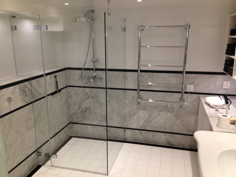Bathroom - traditional bathroom idea in Stockholm