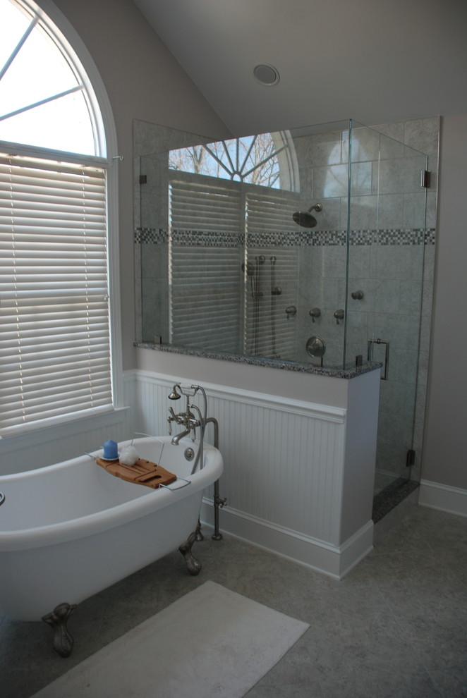 Inspiration for a timeless bathroom remodel in Charlotte
