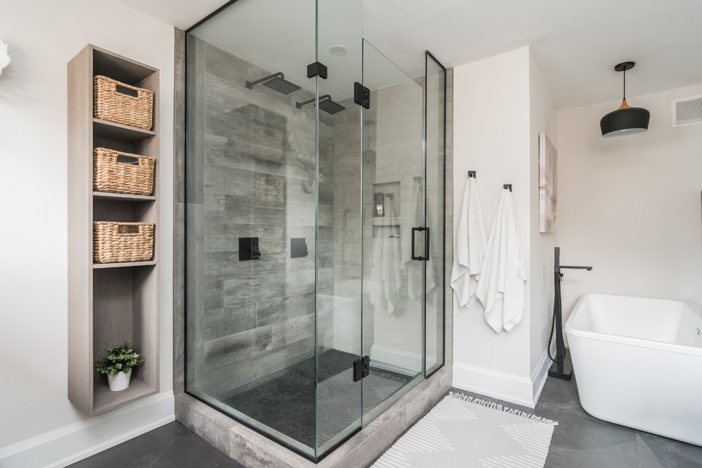 Barbados Project Transitional Bathroom Toronto by TM3The Reno