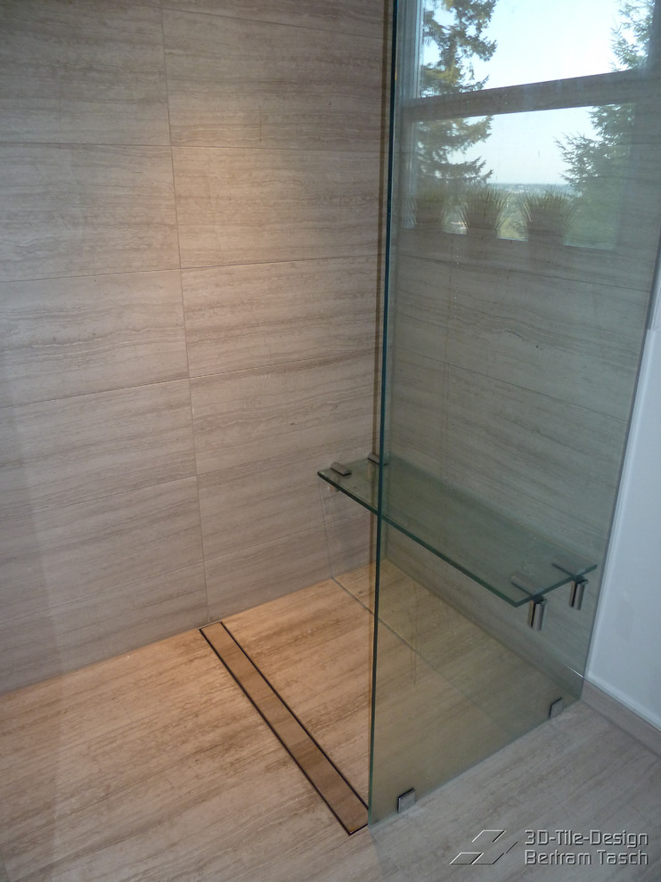 Example of a trendy bathroom design in Vancouver