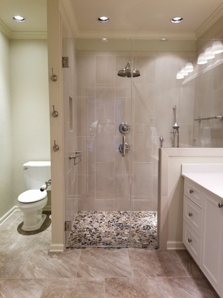 Barrier Free Tub Conversion to Walk In Shower Bathroom Little Rock