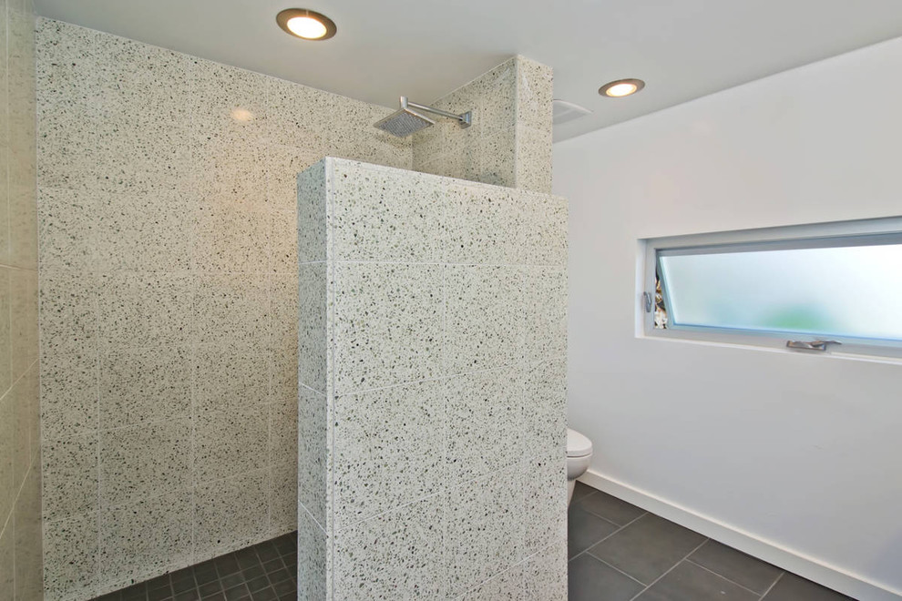 This is an example of a modern bathroom in San Diego.