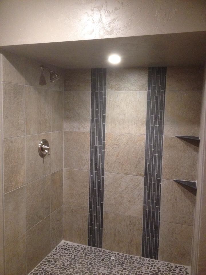 Basement bathroom remodel Contemporary Bathroom Other by KJS