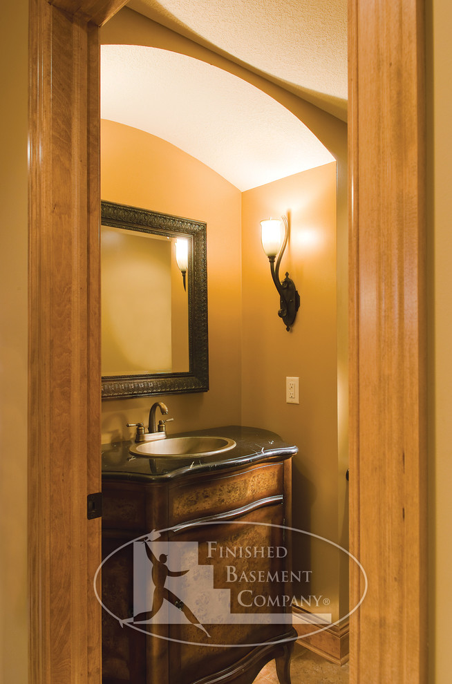 Basement Bathroom Vanity Traditional Bathroom Minneapolis by