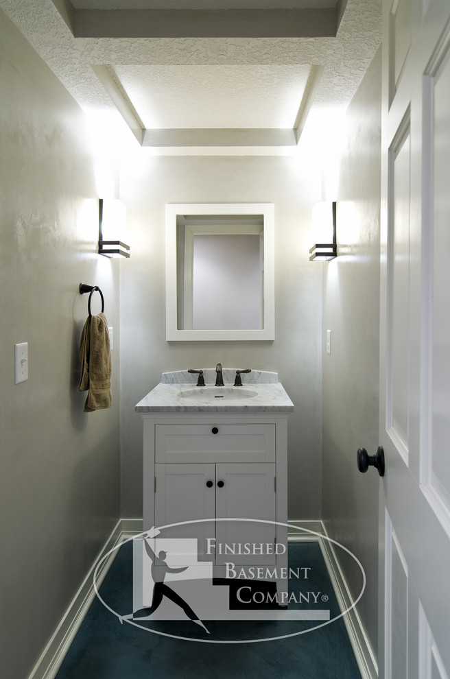 Basement Bathroom Vanity Traditional Bathroom Minneapolis by