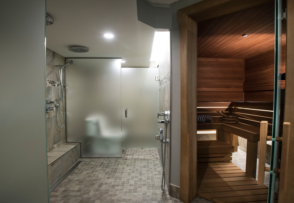 Свежая идея для дизайна: ванная комната в скандинавском стиле - отличное фото интерьера
