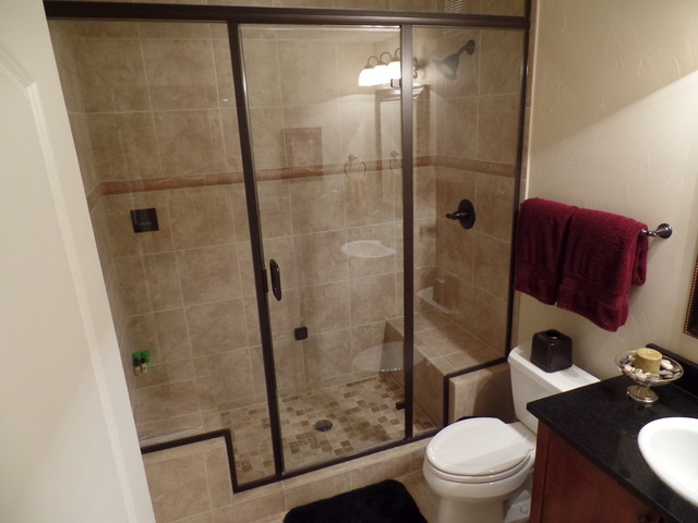 Basement Steam Shower American Traditional Bathroom Denver By Castle Pines Remodeling Llc Houzz