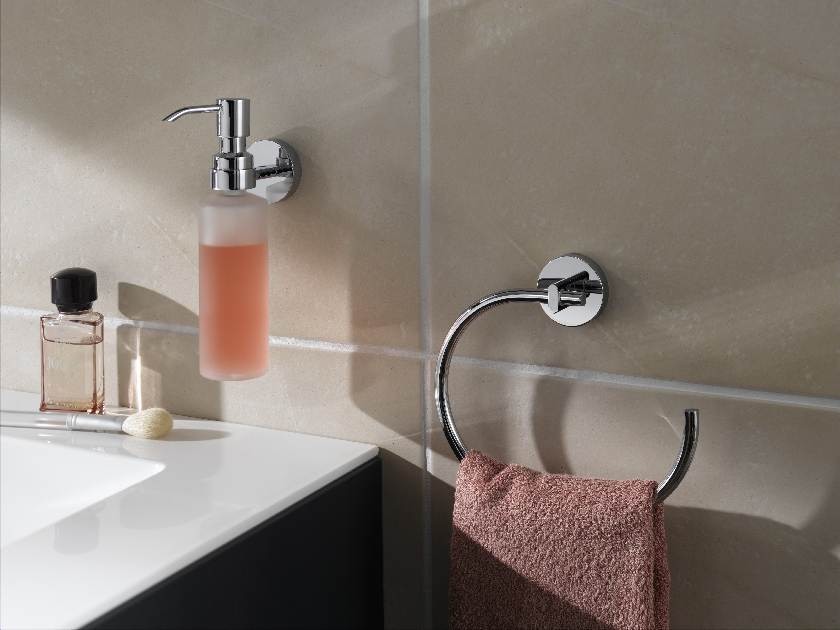 Bath Accessories no drilling required! Modern Bathroom New York