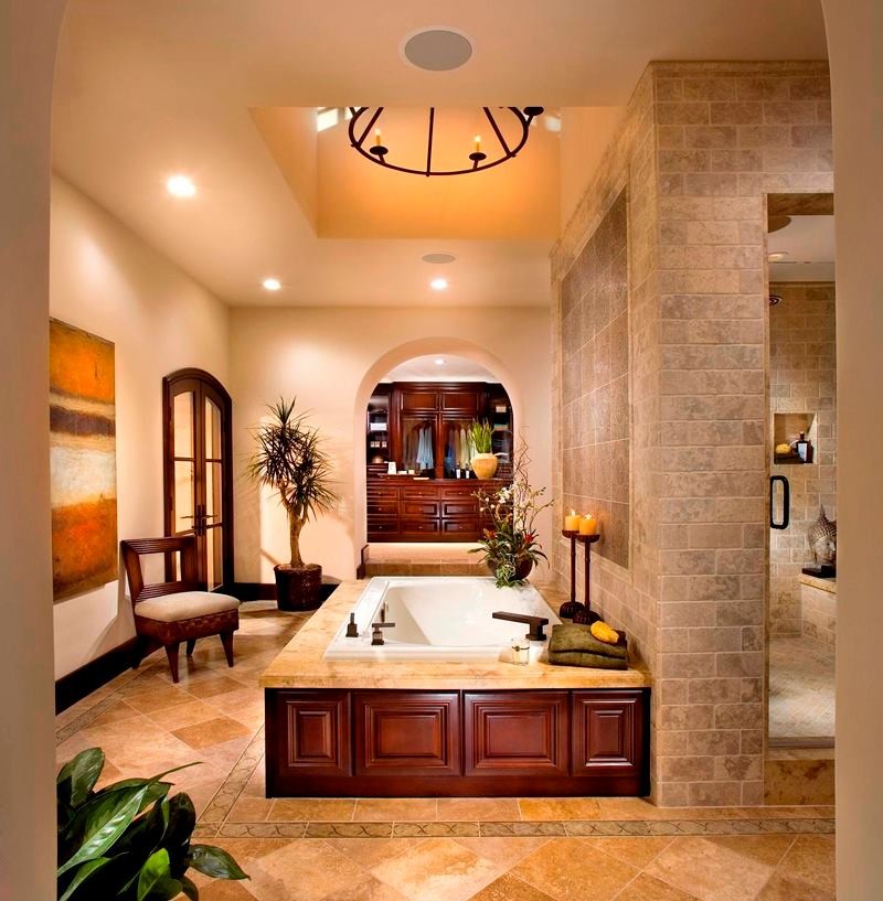 This is an example of a mediterranean bathroom in New Orleans.