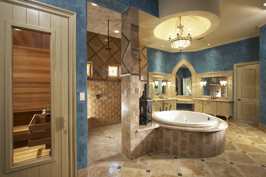 This is an example of a mediterranean bathroom in Houston.