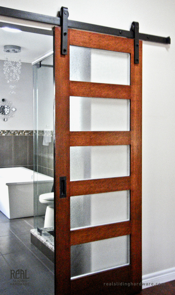 Bathroom Barn Door Hardware - Traditional - Bathroom - Toronto - by ...