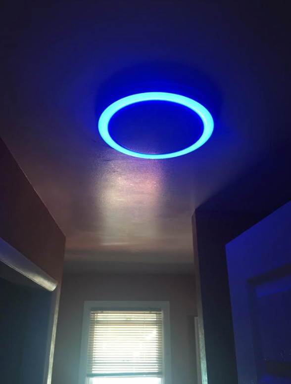 Bathroom Ceiling Exhaust Fan With Wifi, Bluetooth Bathroom Ceiling Speaker With Light