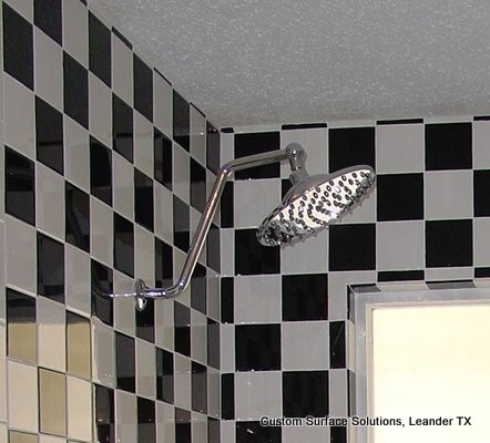 Photo of a bohemian bathroom in Austin.