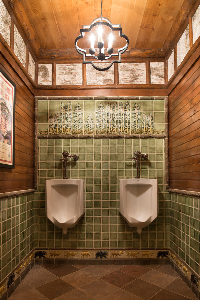 Idee per una stanza da bagno rustica