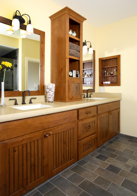 Farmhouse Style Vanity - Country - Bathroom - San Francisco - by Gayler ...