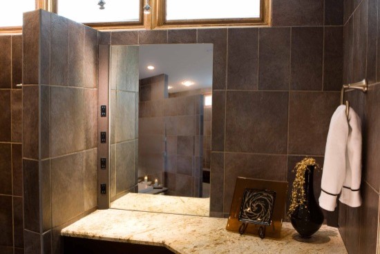 Example of a classic bathroom design in Other