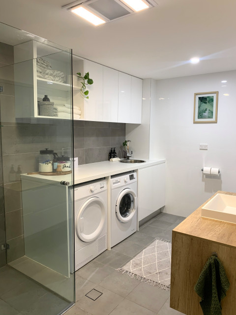 Bathroom Laundry Combination - Contemporary - Bathroom - Sydney - by ...