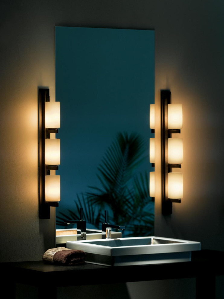 Imagen de cuarto de baño minimalista grande