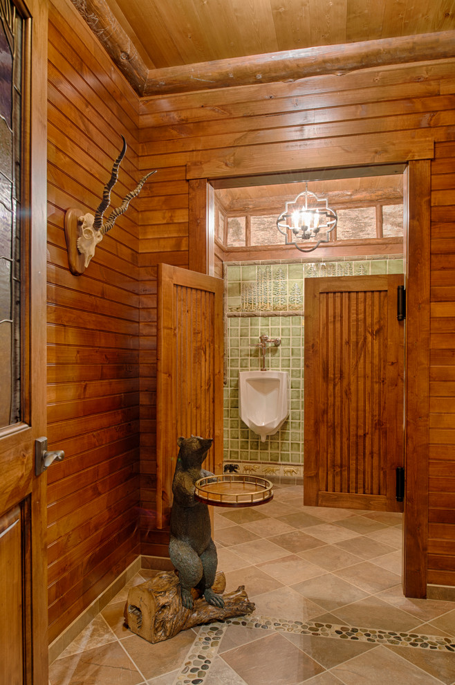 Источник вдохновения для домашнего уюта: ванная комната в стиле рустика