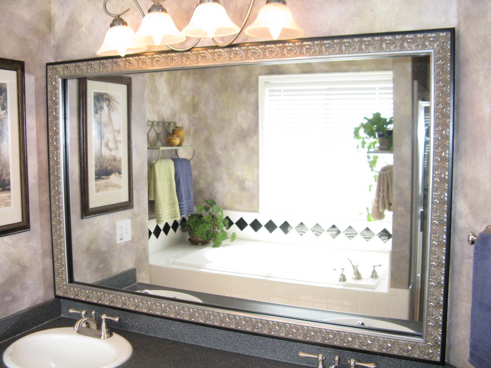 Bathroom Mirror Frame Traditional Bathroom Salt Lake City by
