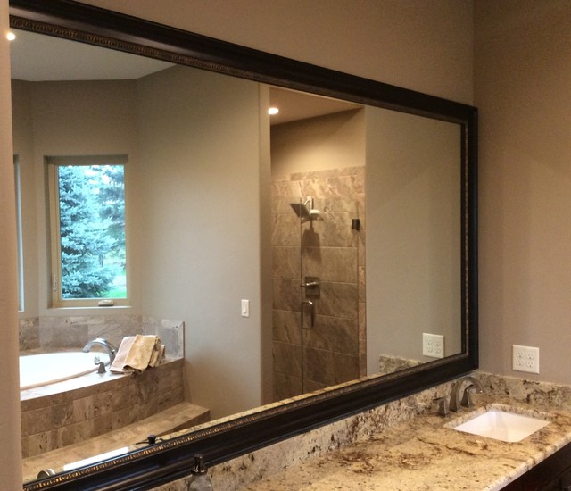 Bathroom Mirror Frame Classique Chic Salle de Bain Salt Lake City
