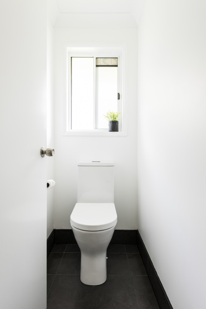 Источник вдохновения для домашнего уюта: туалет в стиле модернизм