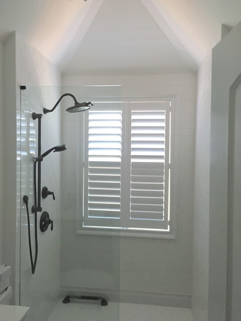 Bathroom Plantation Shutters Modern Bathroom New York By Asap Blinds Houzz Uk